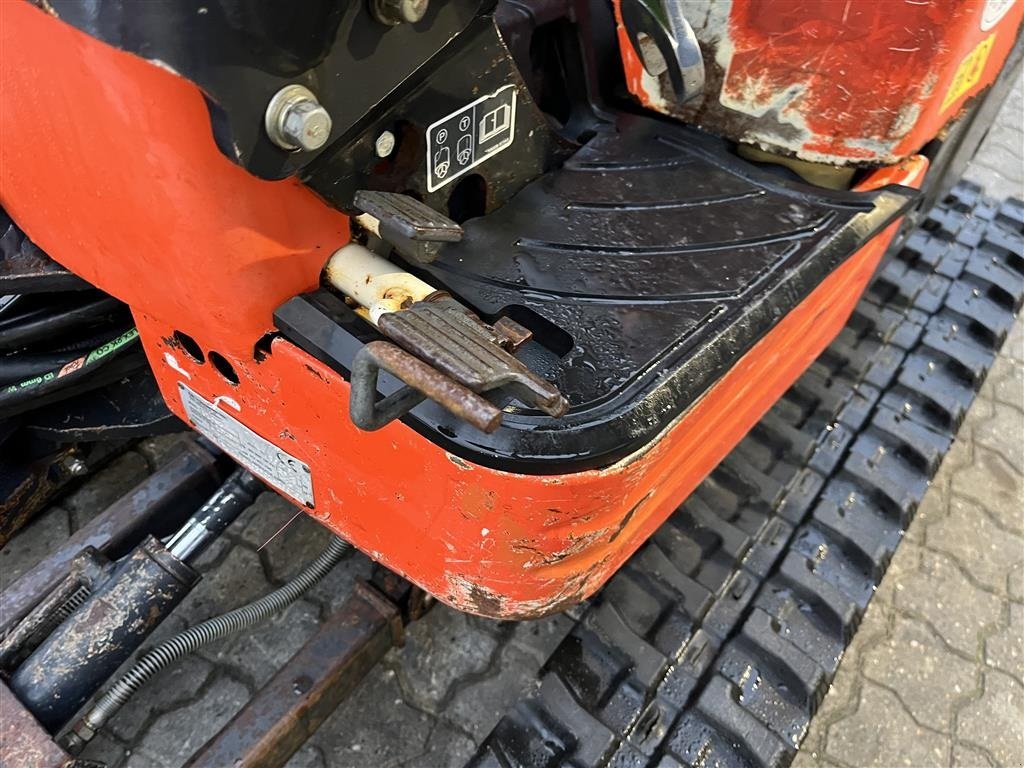 Bagger des Typs Kubota U10-3 1100kg maskine med 3 skovle., Gebrauchtmaschine in Rønnede (Bild 8)