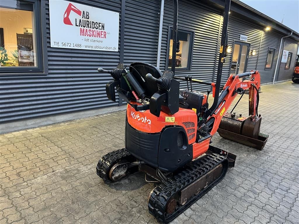 Bagger des Typs Kubota U10-3 1100kg maskine med 3 skovle., Gebrauchtmaschine in Rønnede (Bild 17)