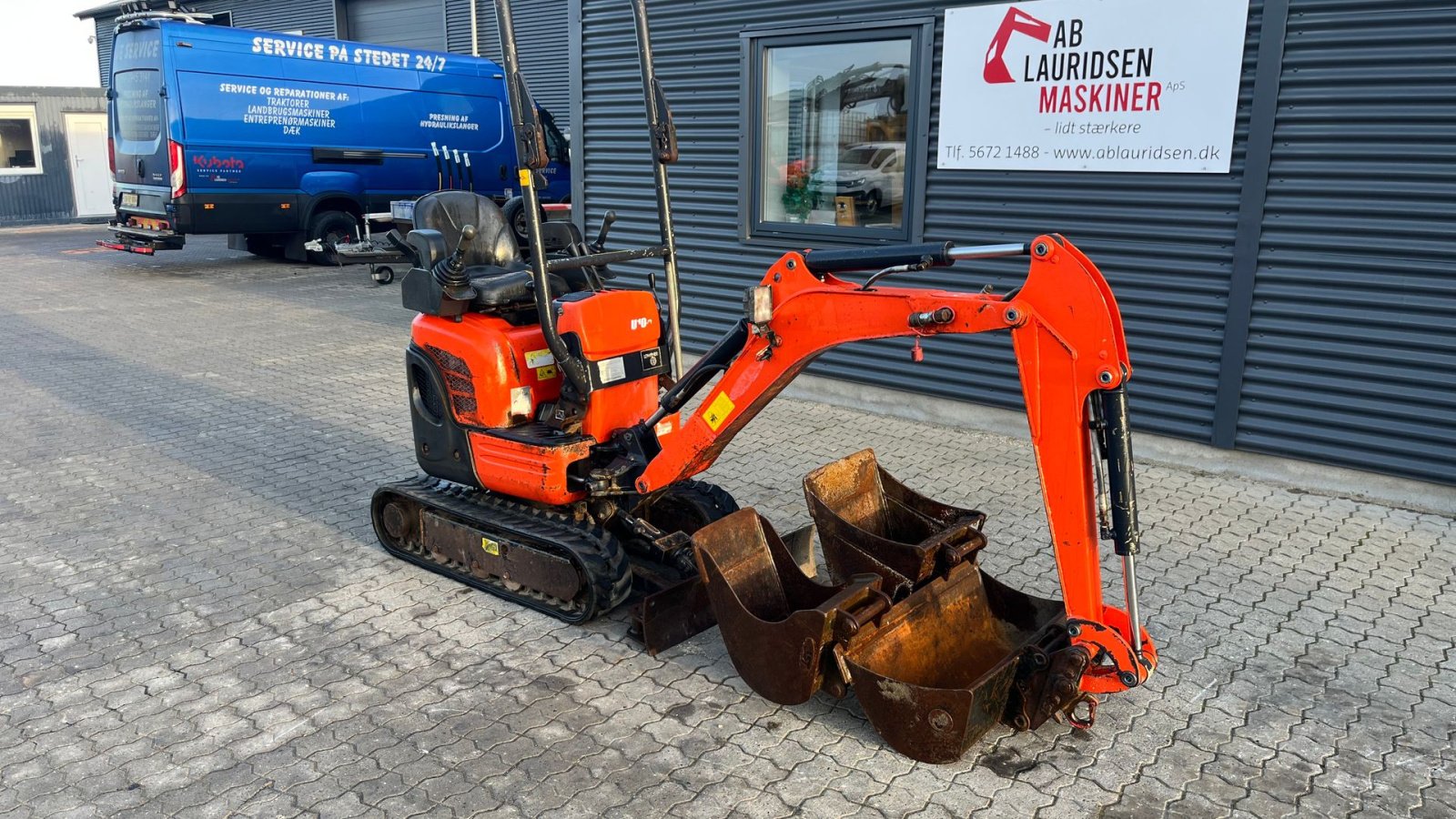 Bagger typu Kubota U10-3 Halvautomatisk s30 fæste og 3 skovle., Gebrauchtmaschine v Rønnede (Obrázek 2)