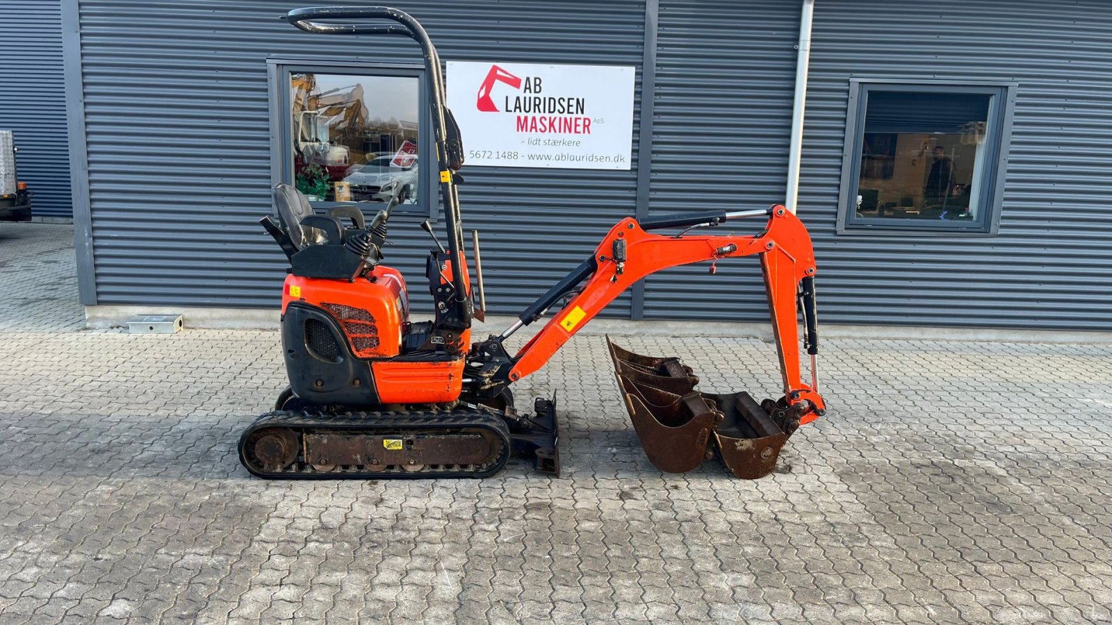 Bagger typu Kubota U10-3 Halvautomatisk s30 fæste og 3 skovle., Gebrauchtmaschine v Rønnede (Obrázek 1)