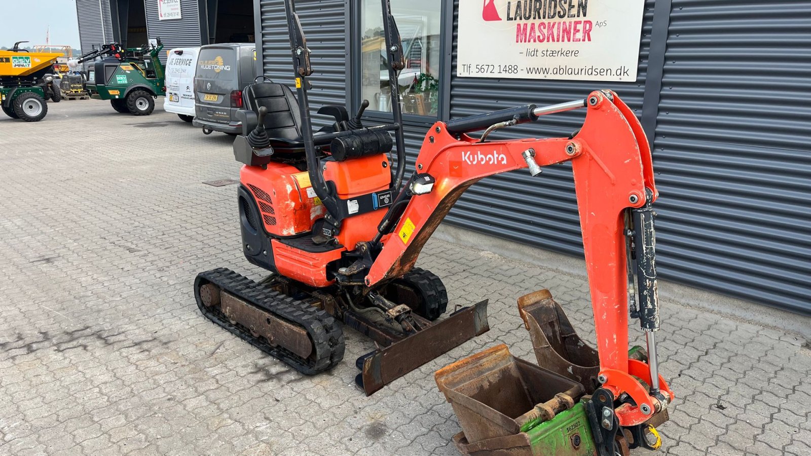 Bagger of the type Kubota U10-3 Hurtig skifte +3skovle, Gebrauchtmaschine in Rønnede (Picture 2)