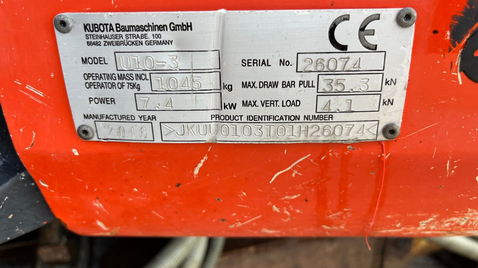 Bagger of the type Kubota U10-3 Hurtig skifte +3skovle, Gebrauchtmaschine in Rønnede (Picture 3)