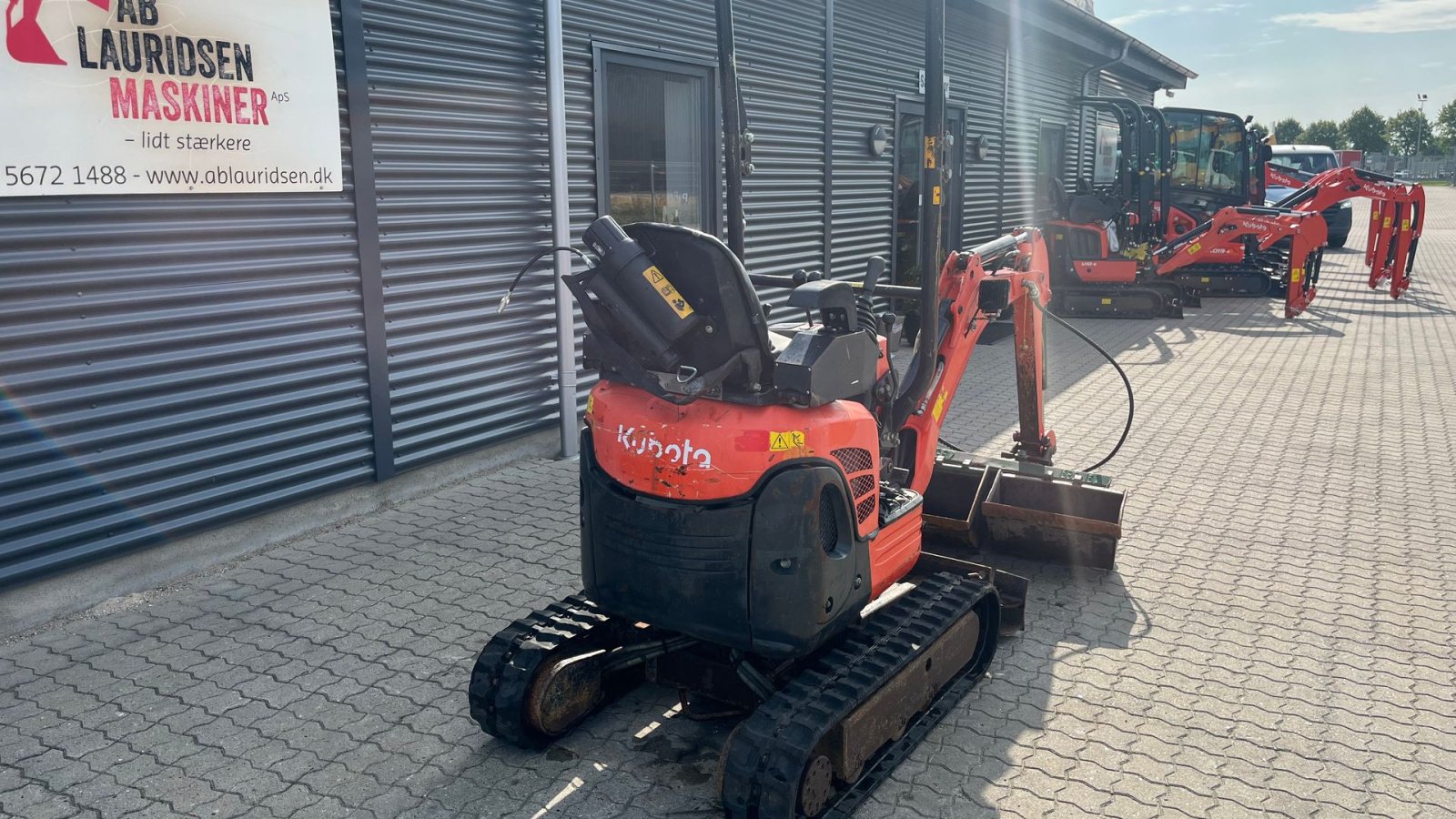 Bagger typu Kubota U10-3 Kipbar planerskovl og 2 grave skovle, Gebrauchtmaschine v Rønnede (Obrázek 11)