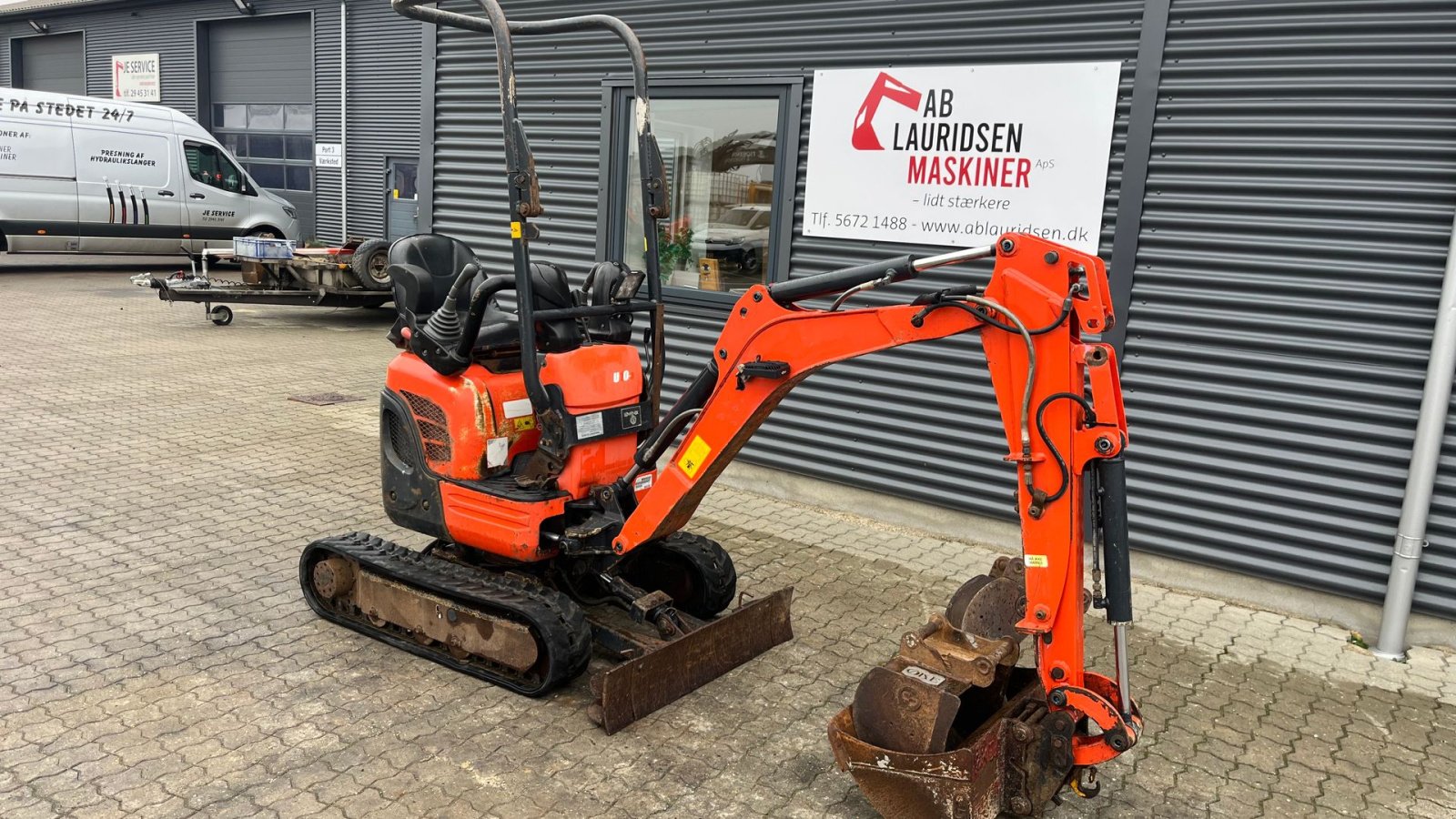 Bagger типа Kubota U10-3 Side Lever med udskudsarm, Gebrauchtmaschine в Rønnede (Фотография 2)