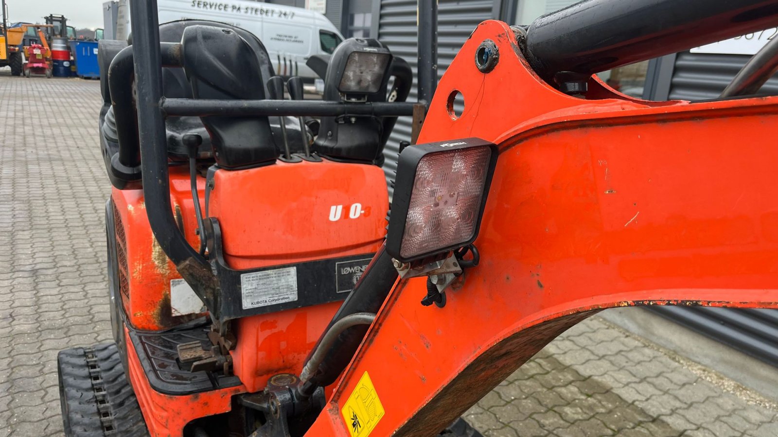 Bagger типа Kubota U10-3 Side Lever med udskudsarm, Gebrauchtmaschine в Rønnede (Фотография 11)