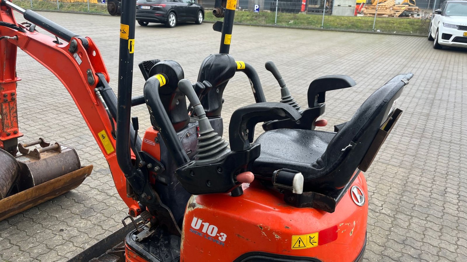 Bagger типа Kubota U10-3 Side Lever med udskudsarm, Gebrauchtmaschine в Rønnede (Фотография 7)