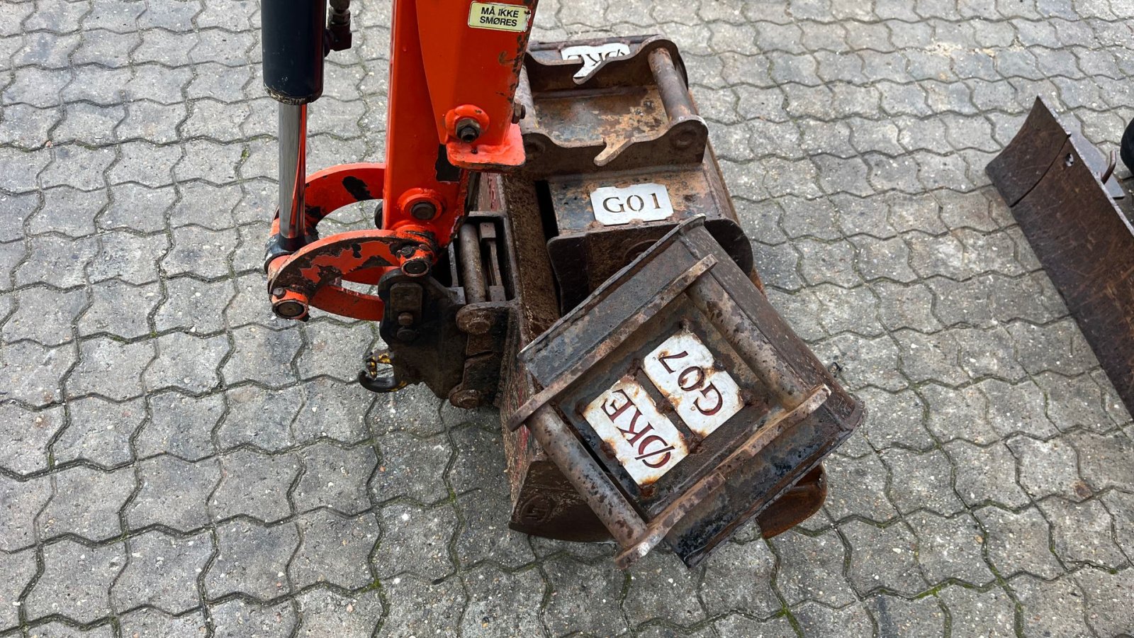 Bagger типа Kubota U10-3 Side Lever med udskudsarm, Gebrauchtmaschine в Rønnede (Фотография 3)