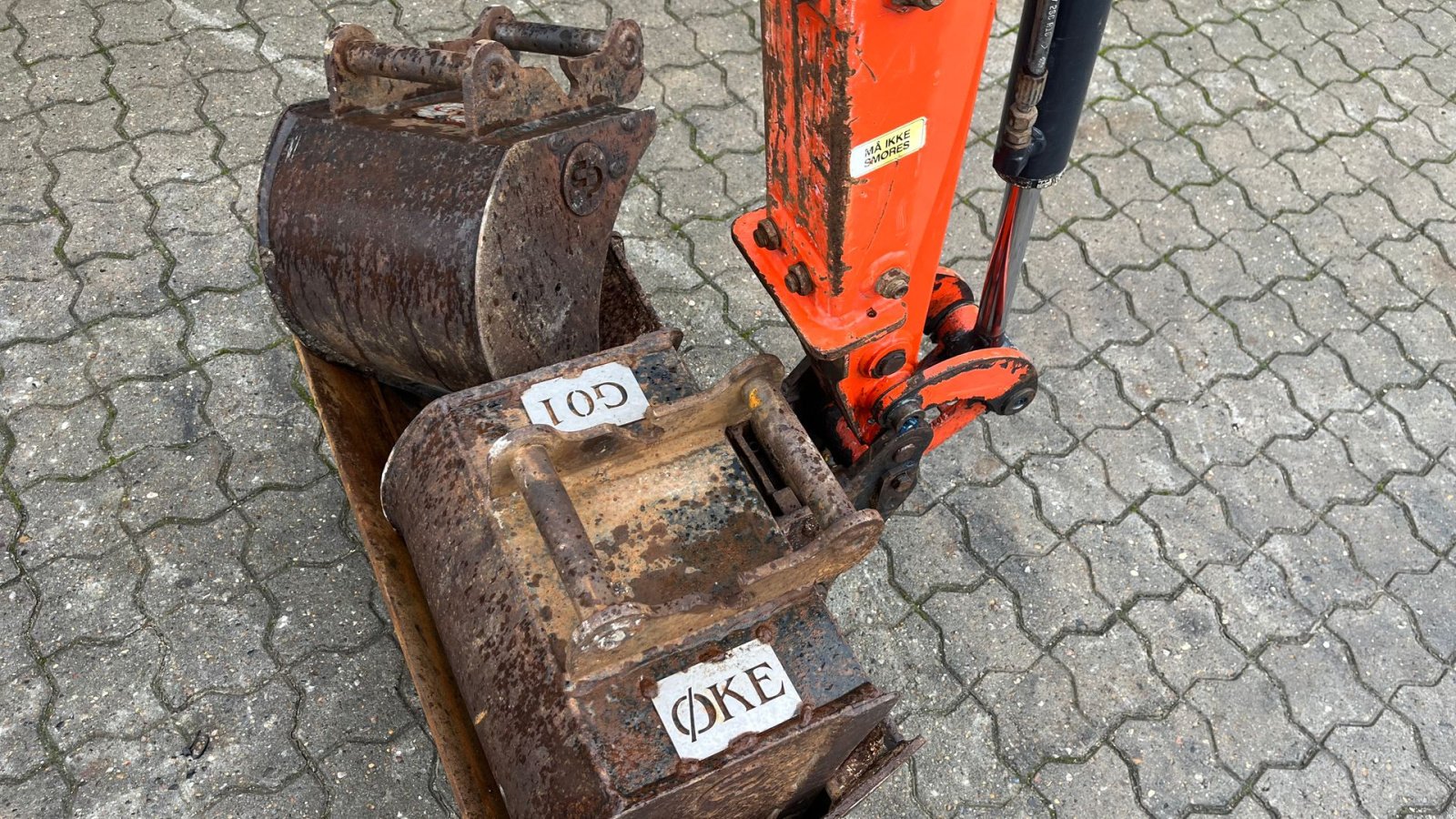 Bagger типа Kubota U10-3 Side Lever med udskudsarm, Gebrauchtmaschine в Rønnede (Фотография 10)