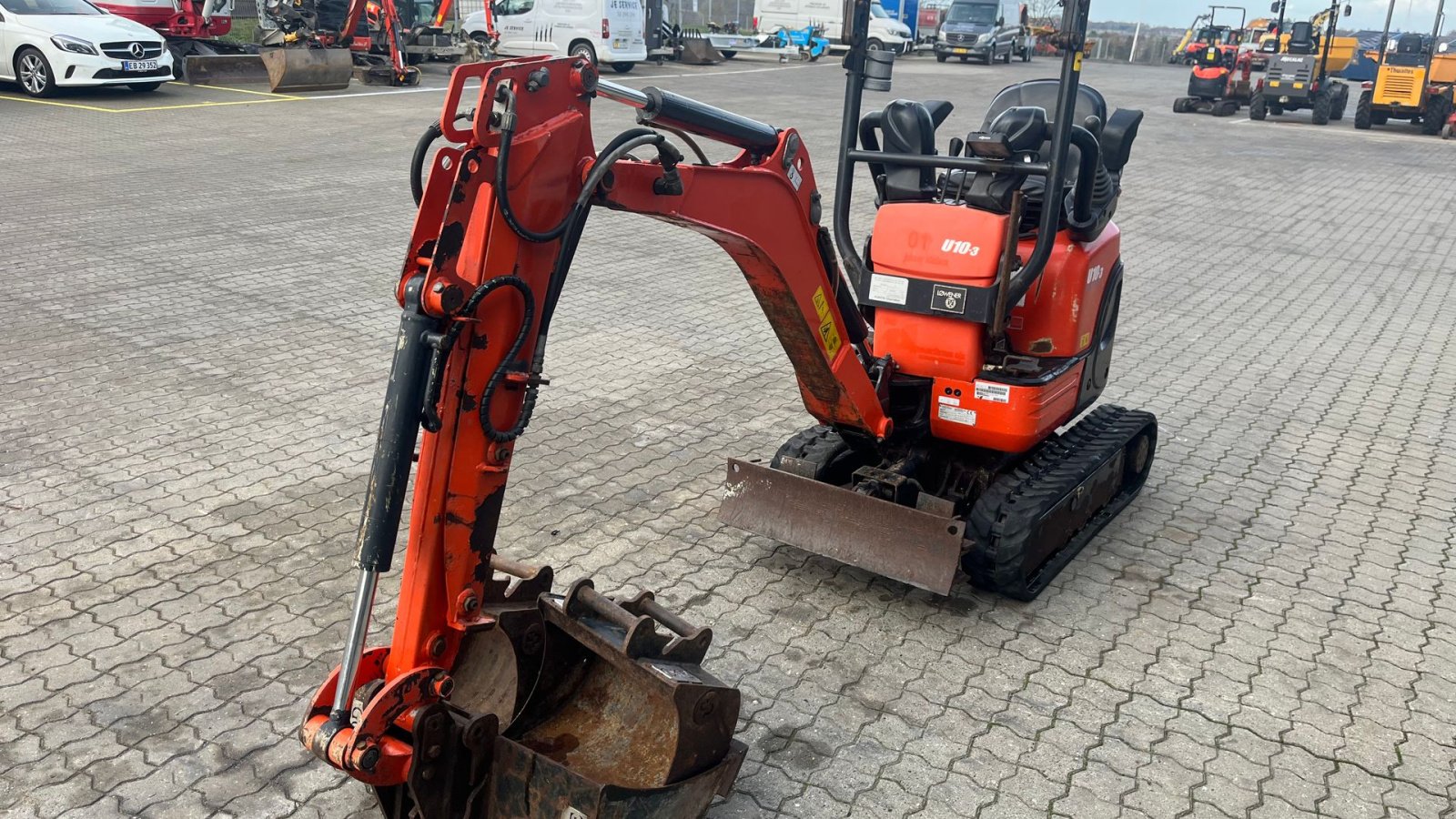 Bagger a típus Kubota U10-3 SL Med udskudsarm kun kørt 916, Gebrauchtmaschine ekkor: Rønnede (Kép 4)