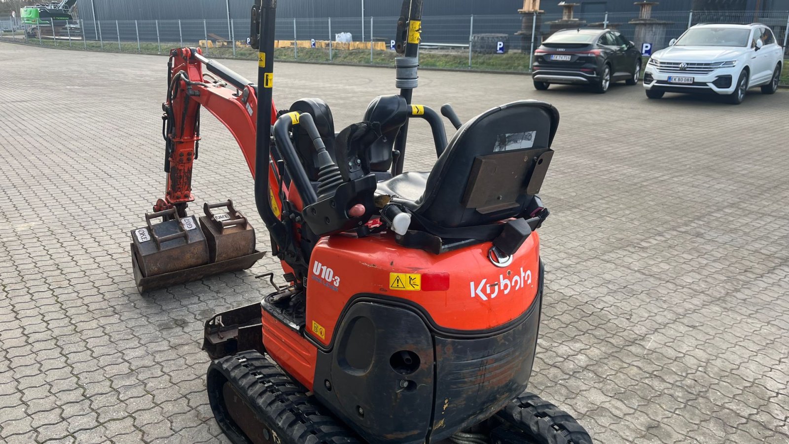 Bagger a típus Kubota U10-3 SL Med udskudsarm kun kørt 916, Gebrauchtmaschine ekkor: Rønnede (Kép 9)