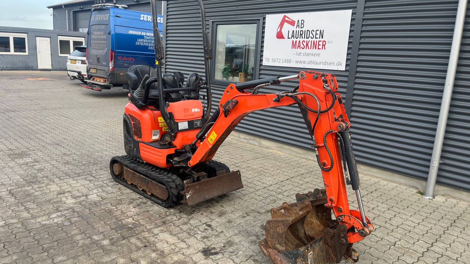 Bagger a típus Kubota U10-3 SL Med udskudsarm kun kørt 916, Gebrauchtmaschine ekkor: Rønnede (Kép 3)