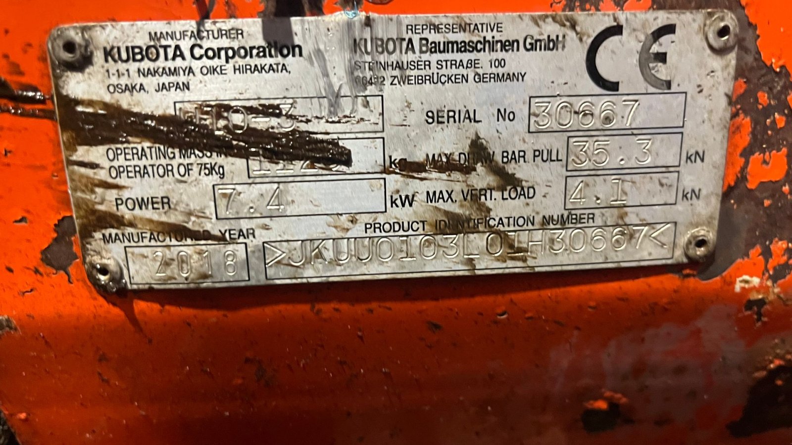 Bagger of the type Kubota U10-3 SL med usdkudsarm og 3 skovle, Gebrauchtmaschine in Rønnede (Picture 16)