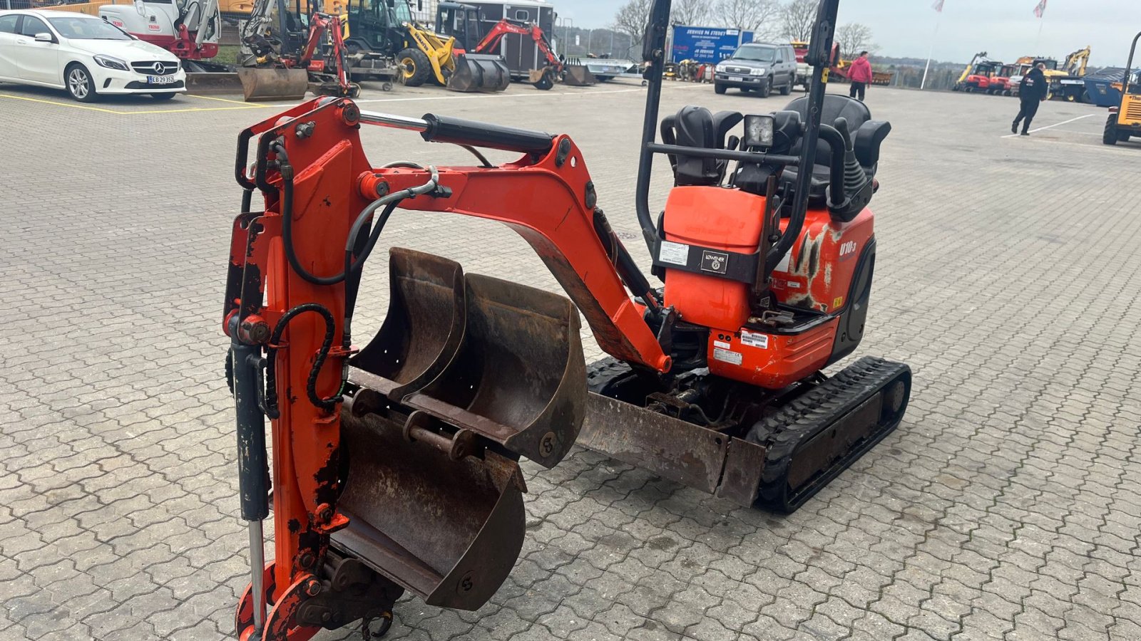 Bagger του τύπου Kubota U10-3 SL Monteret med Udskudsarm, Gebrauchtmaschine σε Rønnede (Φωτογραφία 4)