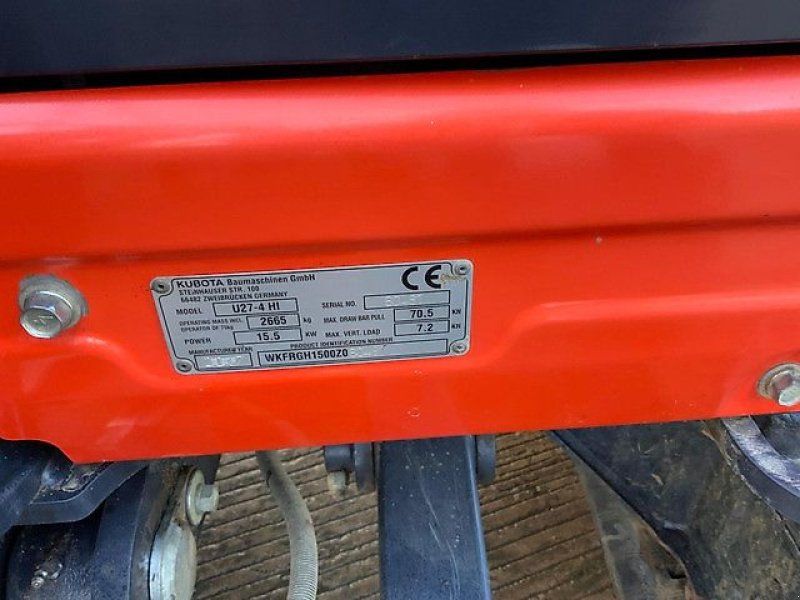 Bagger of the type Kubota U27-4, Gebrauchtmaschine in Kaunas (Picture 11)