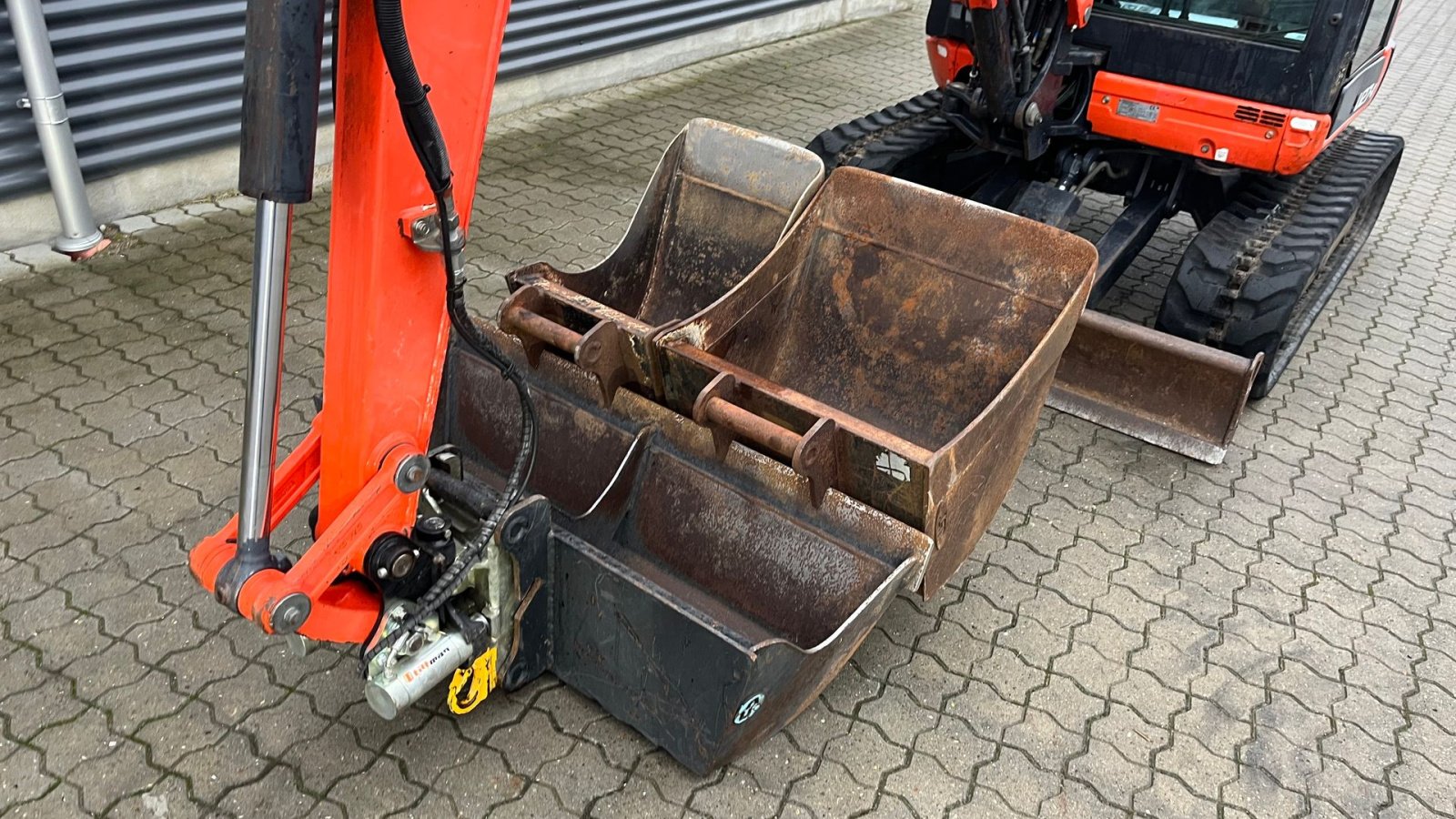Bagger des Typs Kubota u27 Nyere tiltman og 3 skovle, Gebrauchtmaschine in Rønnede (Bild 10)