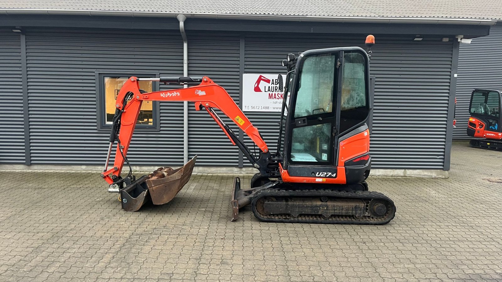 Bagger des Typs Kubota u27 Nyere tiltman og 3 skovle, Gebrauchtmaschine in Rønnede (Bild 1)