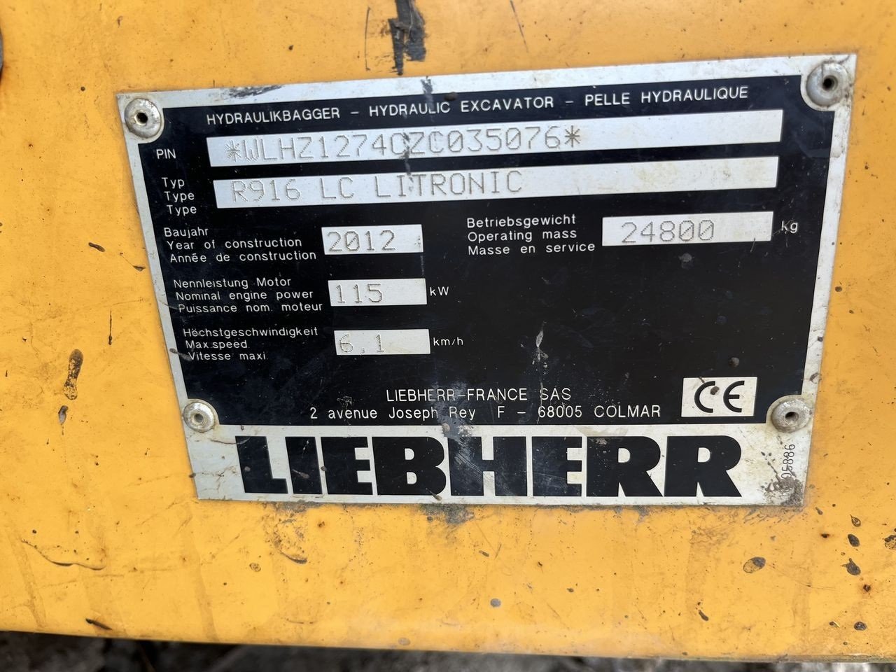 Bagger van het type Liebherr 916, Gebrauchtmaschine in Skive (Foto 10)