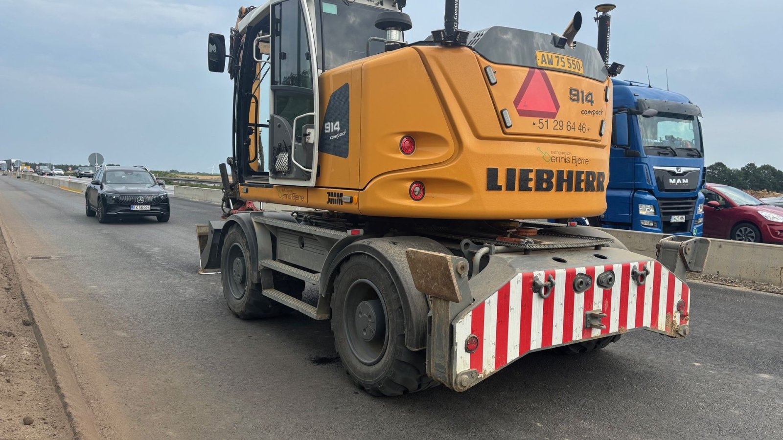 Bagger Türe ait Liebherr A914 Compact, Gebrauchtmaschine içinde Varde (resim 4)