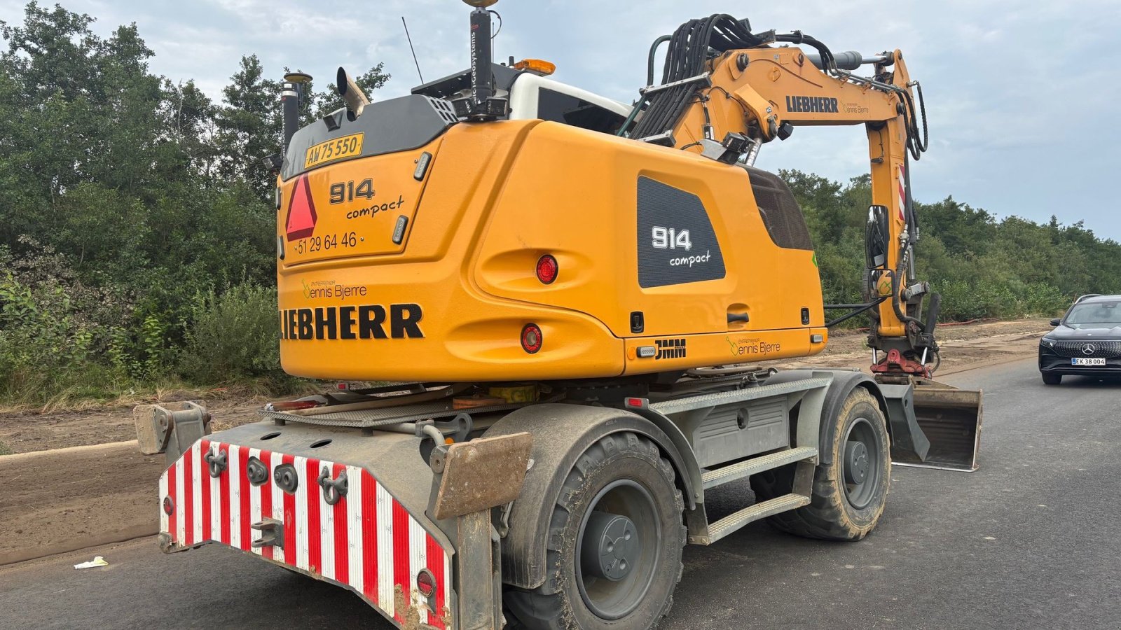 Bagger Türe ait Liebherr A914 Compact, Gebrauchtmaschine içinde Varde (resim 3)