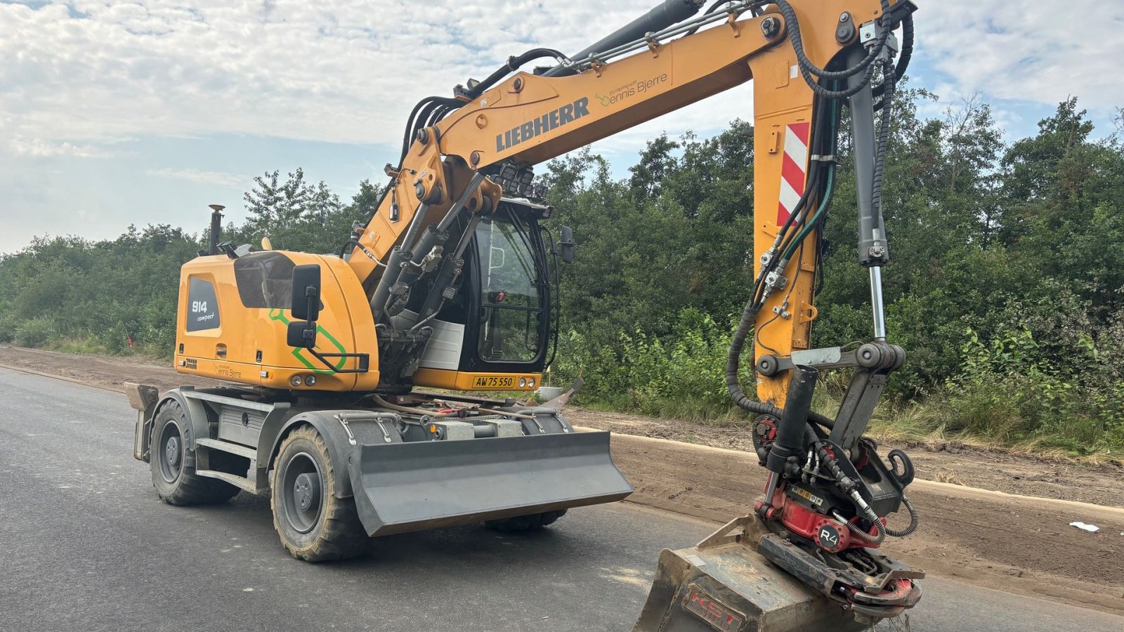 Bagger Türe ait Liebherr A914 Compact, Gebrauchtmaschine içinde Varde (resim 2)