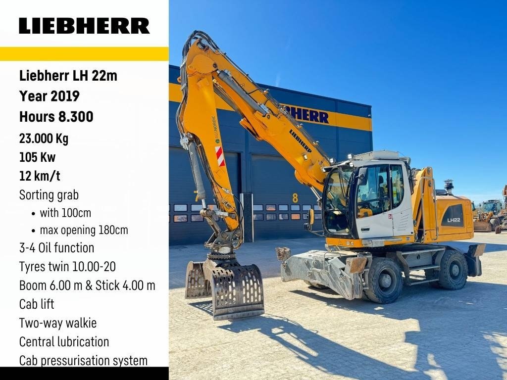 Bagger типа Liebherr LH 22, Gebrauchtmaschine в Vojens (Фотография 1)