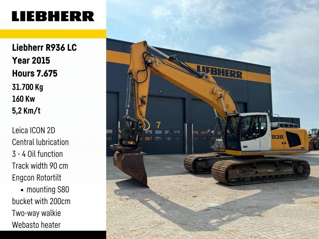 Bagger typu Liebherr R936 LC, Gebrauchtmaschine v Vojens (Obrázek 1)