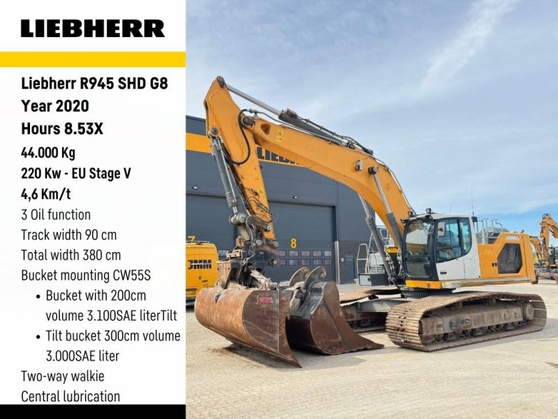 Bagger za tip Liebherr R945, Gebrauchtmaschine u Vojens (Slika 1)