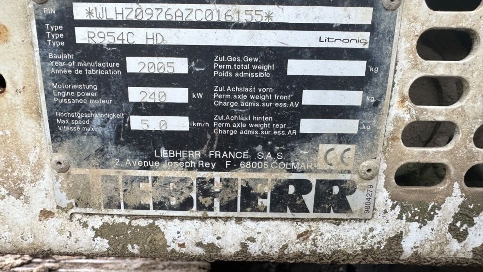 Bagger of the type Liebherr R954C, Gebrauchtmaschine in Rødovre (Picture 5)