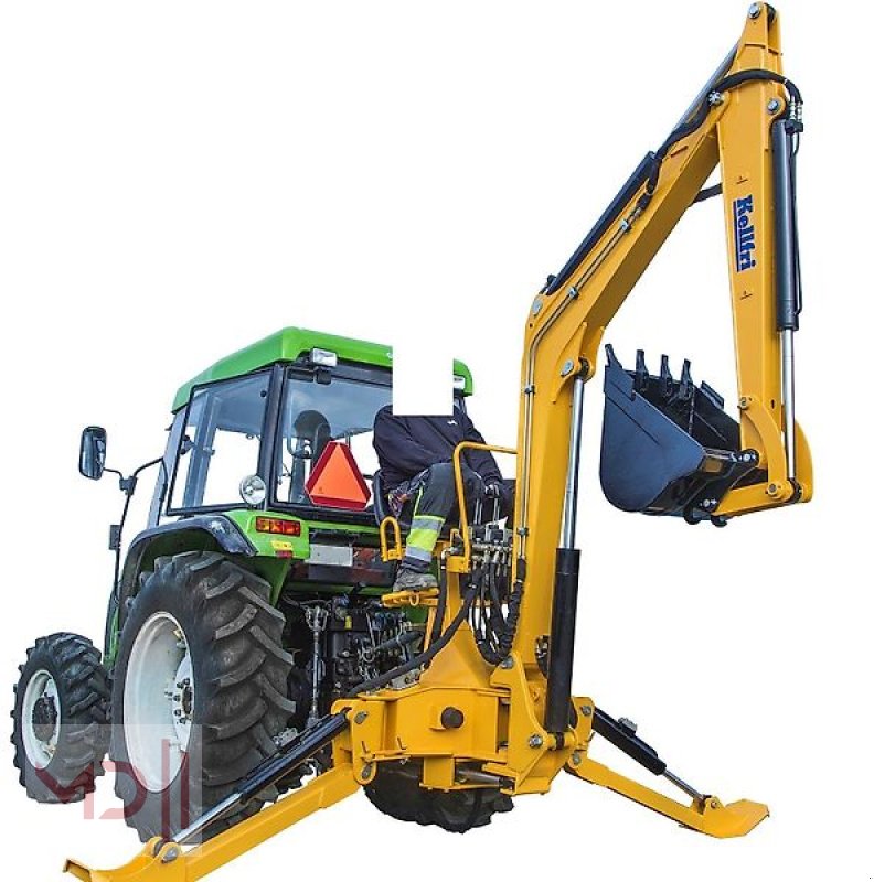 Bagger des Typs MD Landmaschinen Kellfri  Heckbagger für Traktoren, Neumaschine in Zeven (Bild 1)