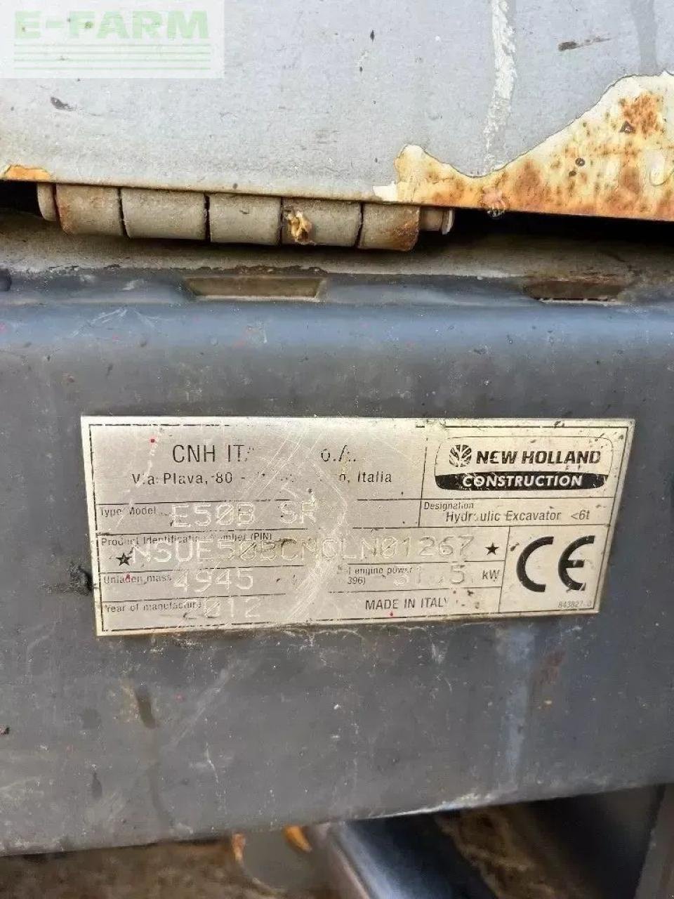 Bagger of the type New Holland e 50 b sr, Gebrauchtmaschine in AALBORG SV (Picture 6)