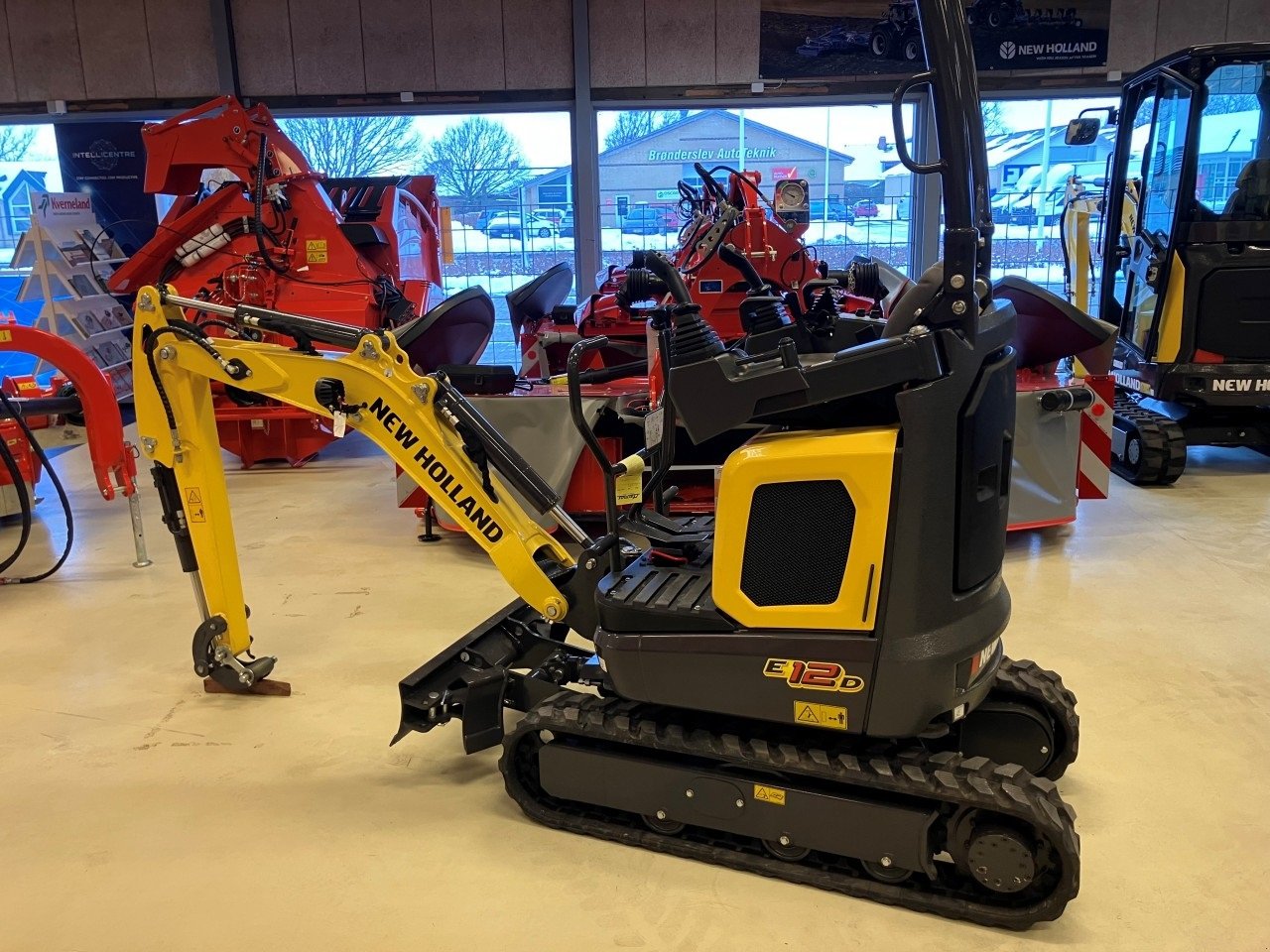 Bagger del tipo New Holland E12D minigraver, Gebrauchtmaschine en Brønderslev (Imagen 1)