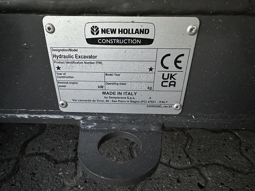 Bagger of the type New Holland E12D, Gebrauchtmaschine in Gjerlev J. (Picture 10)