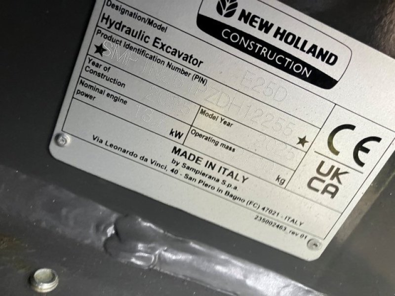 Bagger of the type New Holland E25D minigraver, Gebrauchtmaschine in Viborg (Picture 7)