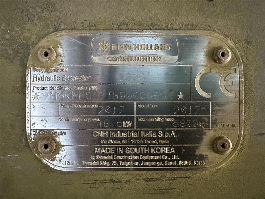 Bagger типа New Holland E60C, Gebrauchtmaschine в Gjerlev J. (Фотография 25)