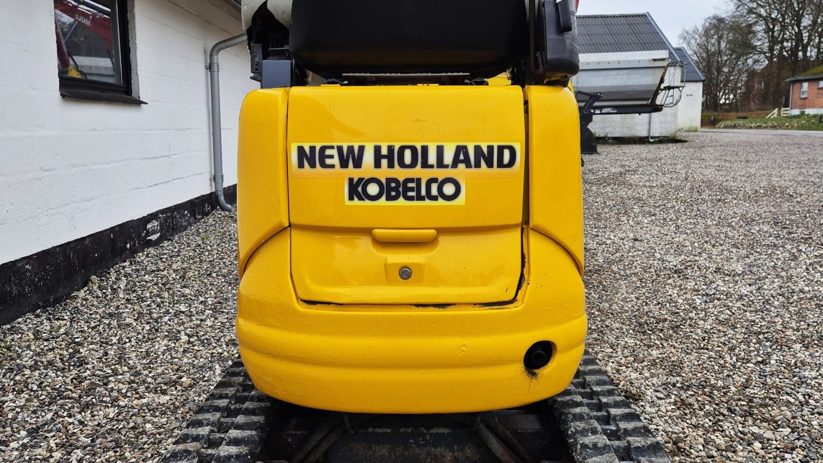 Bagger des Typs New Holland E9 SR / 2900 timer / med skovlsæt / pæn stand, Gebrauchtmaschine in Arden (Bild 7)