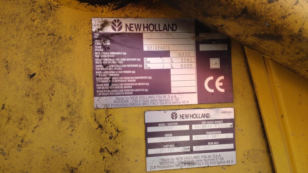 Bagger za tip New Holland LB115 SS PS, Gebrauchtmaschine u Maribo (Slika 5)