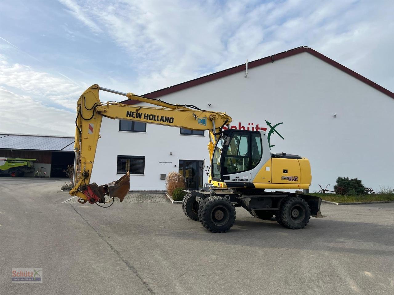 Bagger of the type New Holland MH 5.6 inkl. Grabenlöffel, Tieflöffel, Gebrauchtmaschine in Schierling (Picture 3)