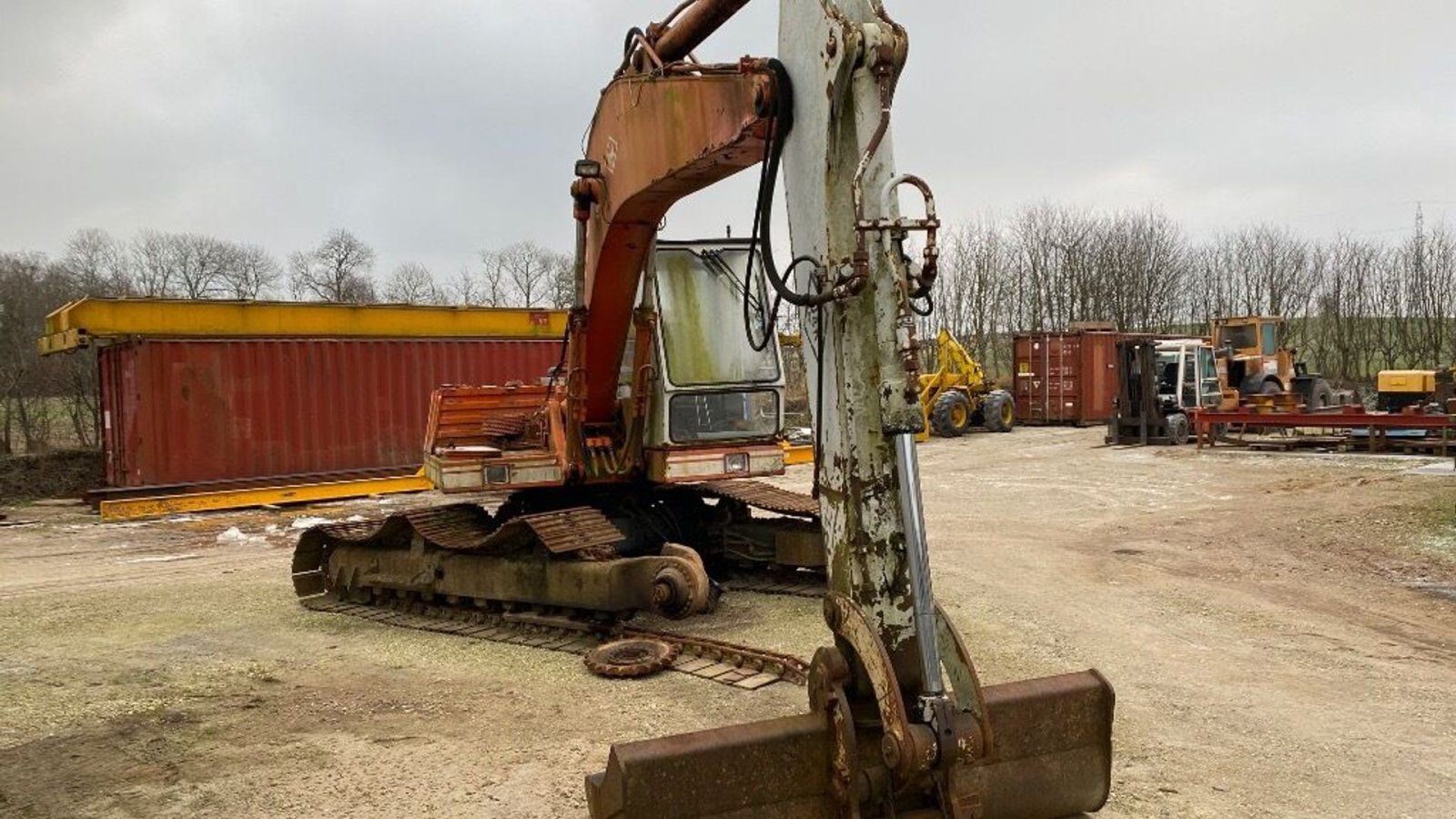 Bagger du type O&K RH4 LC 1983, Gebrauchtmaschine en Rødovre (Photo 2)