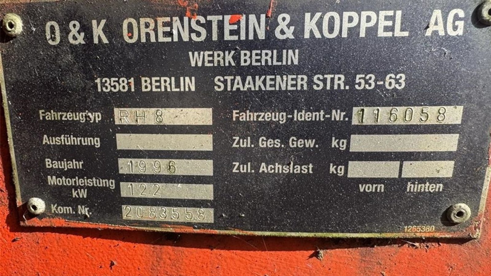 Bagger tip O&K RH8 med langarm, Gebrauchtmaschine in Ringe (Poză 2)