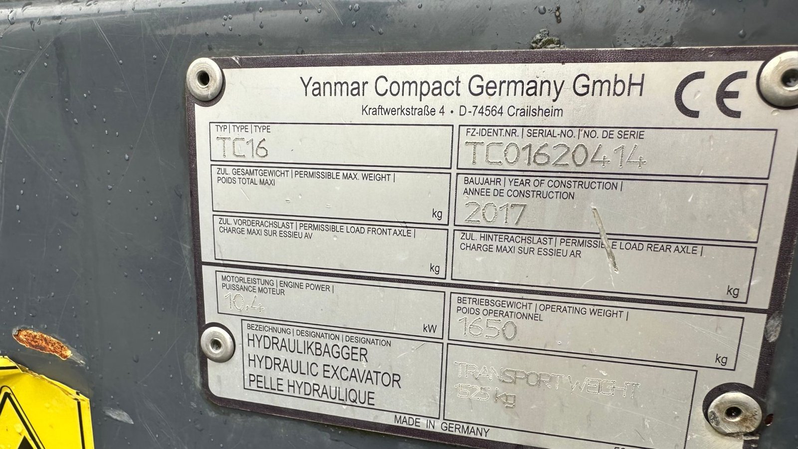 Bagger типа Schaeff TC16 2, Gebrauchtmaschine в Rønnede (Фотография 16)