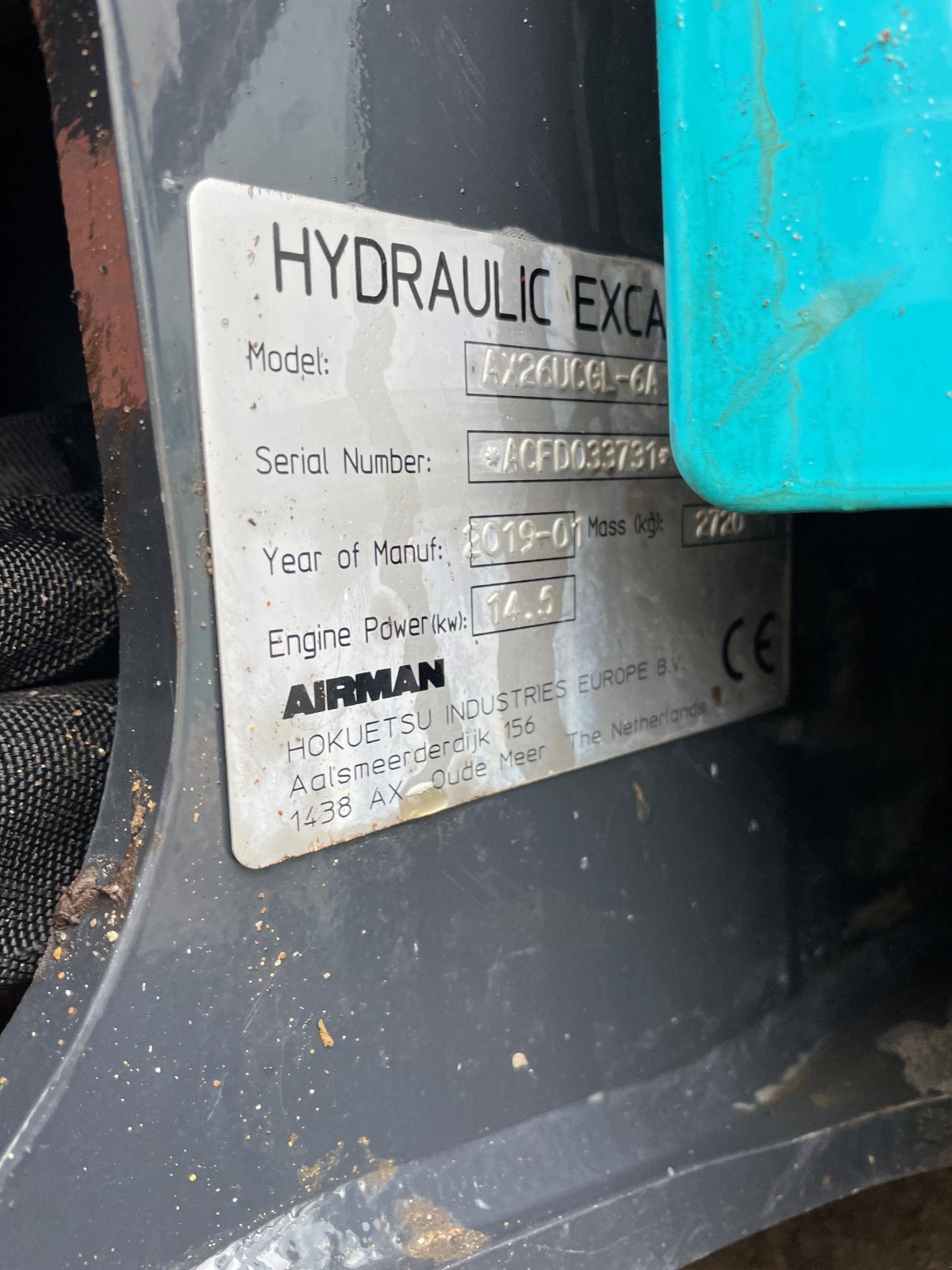 Bagger of the type Sonstige AX26U-6A, Gebrauchtmaschine in Rødding (Picture 7)