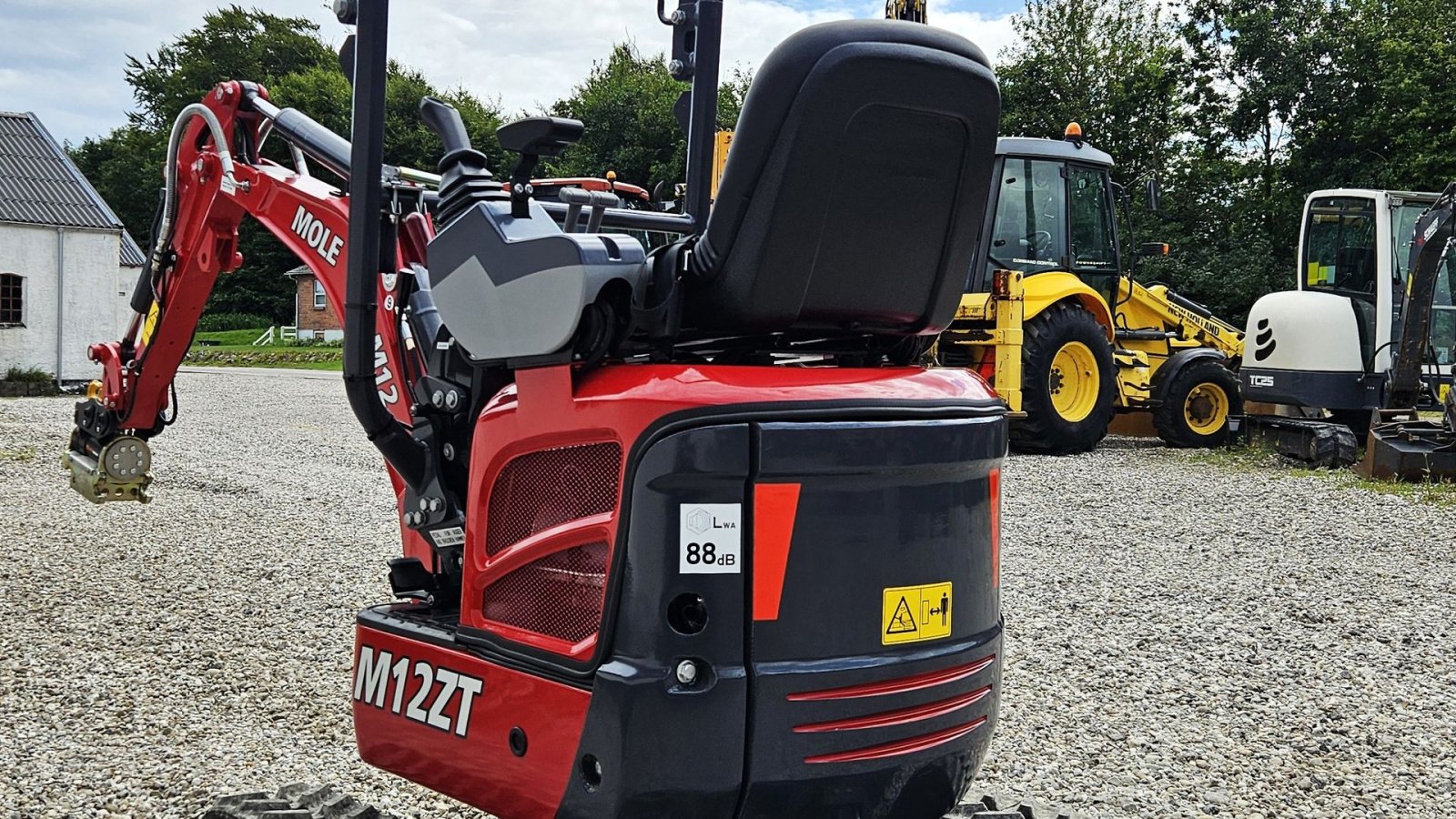 Bagger des Typs Sonstige M12  / fabriksny / med skovle & Kubota motor, Gebrauchtmaschine in Arden (Bild 4)