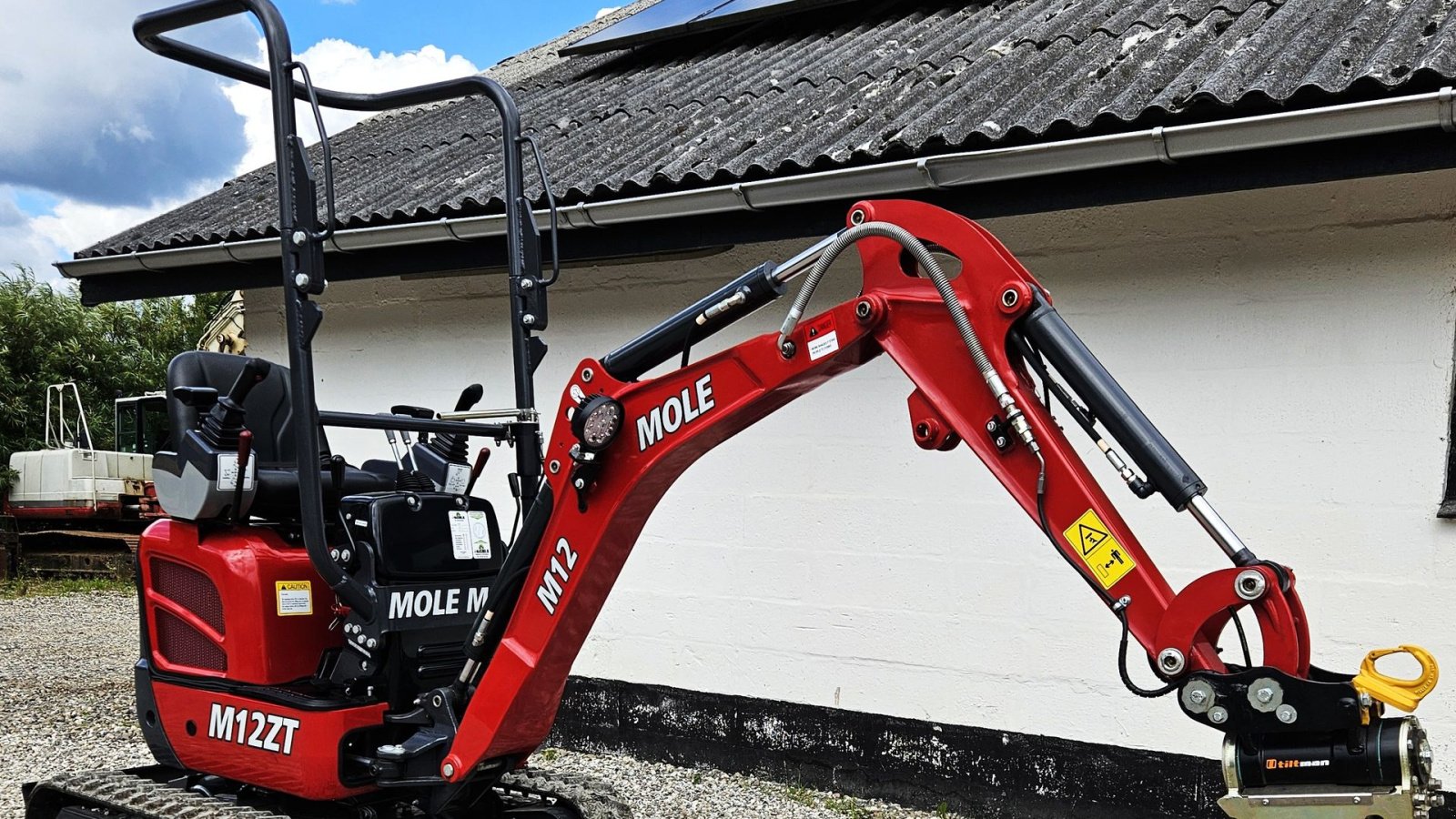 Bagger des Typs Sonstige M12  / fabriksny / med skovle & Kubota motor, Gebrauchtmaschine in Arden (Bild 2)