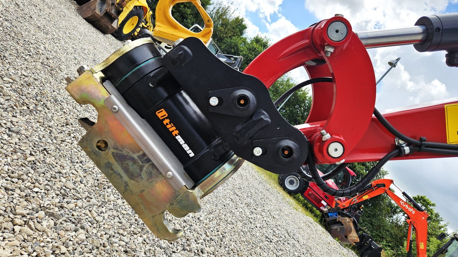 Bagger des Typs Sonstige M12  / fabriksny / med skovle & Kubota motor, Gebrauchtmaschine in Arden (Bild 9)