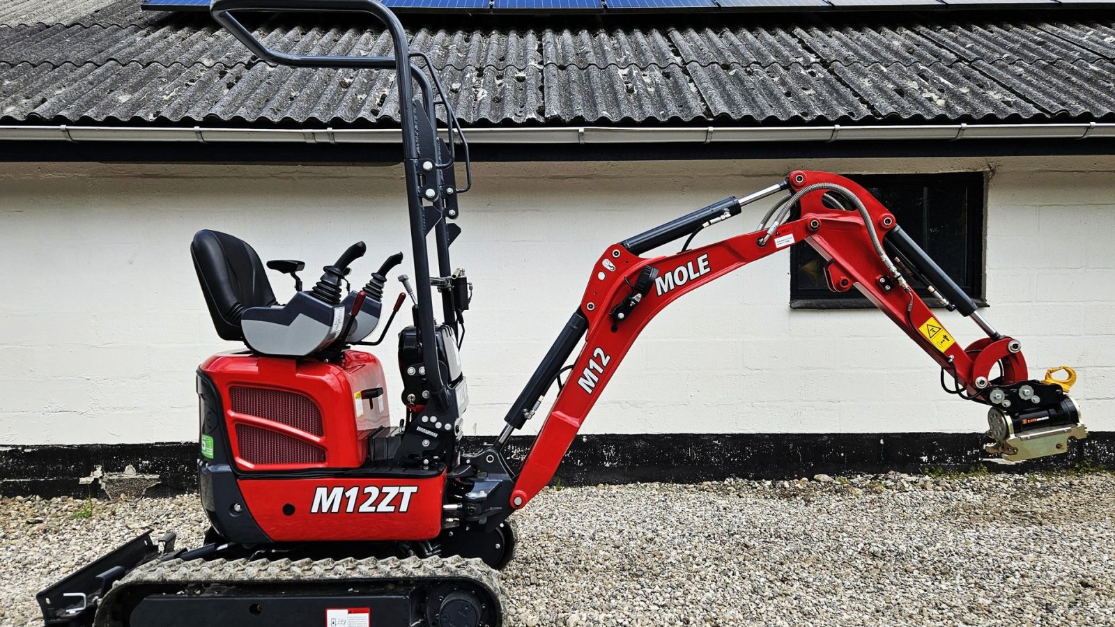 Bagger des Typs Sonstige M12  / fabriksny / med skovle & Kubota motor, Gebrauchtmaschine in Arden (Bild 1)