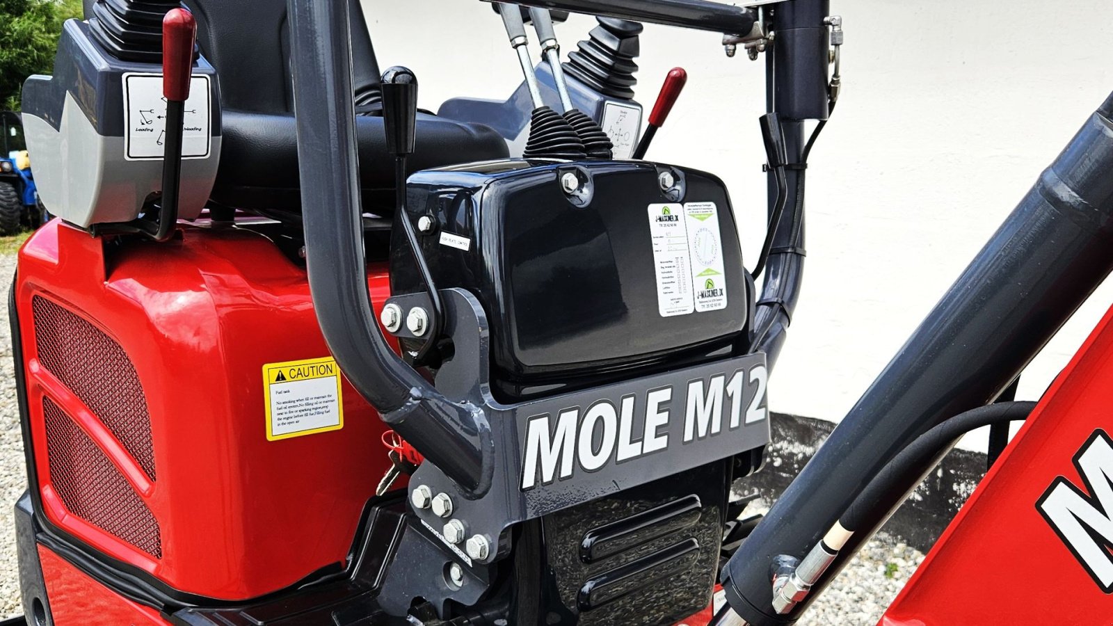 Bagger des Typs Sonstige M12  / fabriksny / med skovle & Kubota motor, Gebrauchtmaschine in Arden (Bild 13)