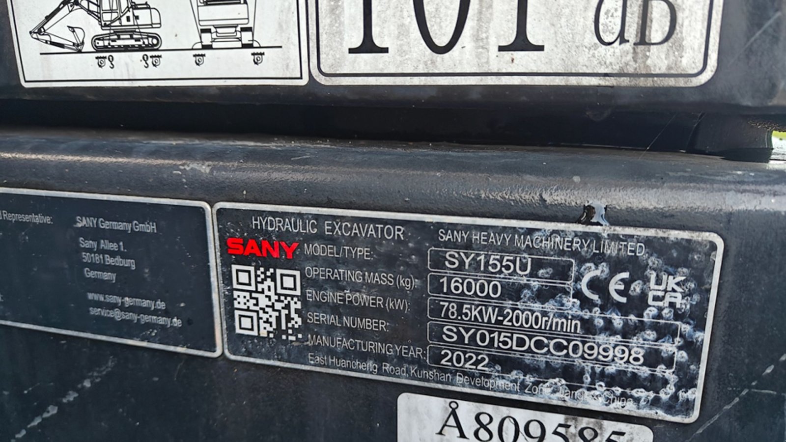 Bagger του τύπου Sonstige SY155U, Gebrauchtmaschine σε Vrå (Φωτογραφία 20)