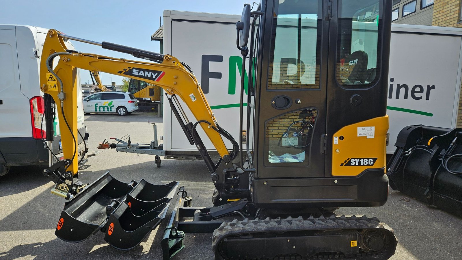 Bagger типа Sonstige SY18C, Gebrauchtmaschine в Nykøbing Falster (Фотография 3)