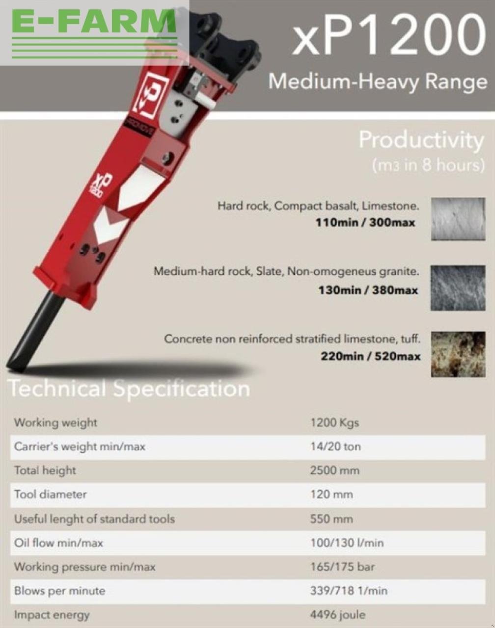 Bagger of the type Sonstige xp1200, Gebrauchtmaschine in AALBORG SV (Picture 2)