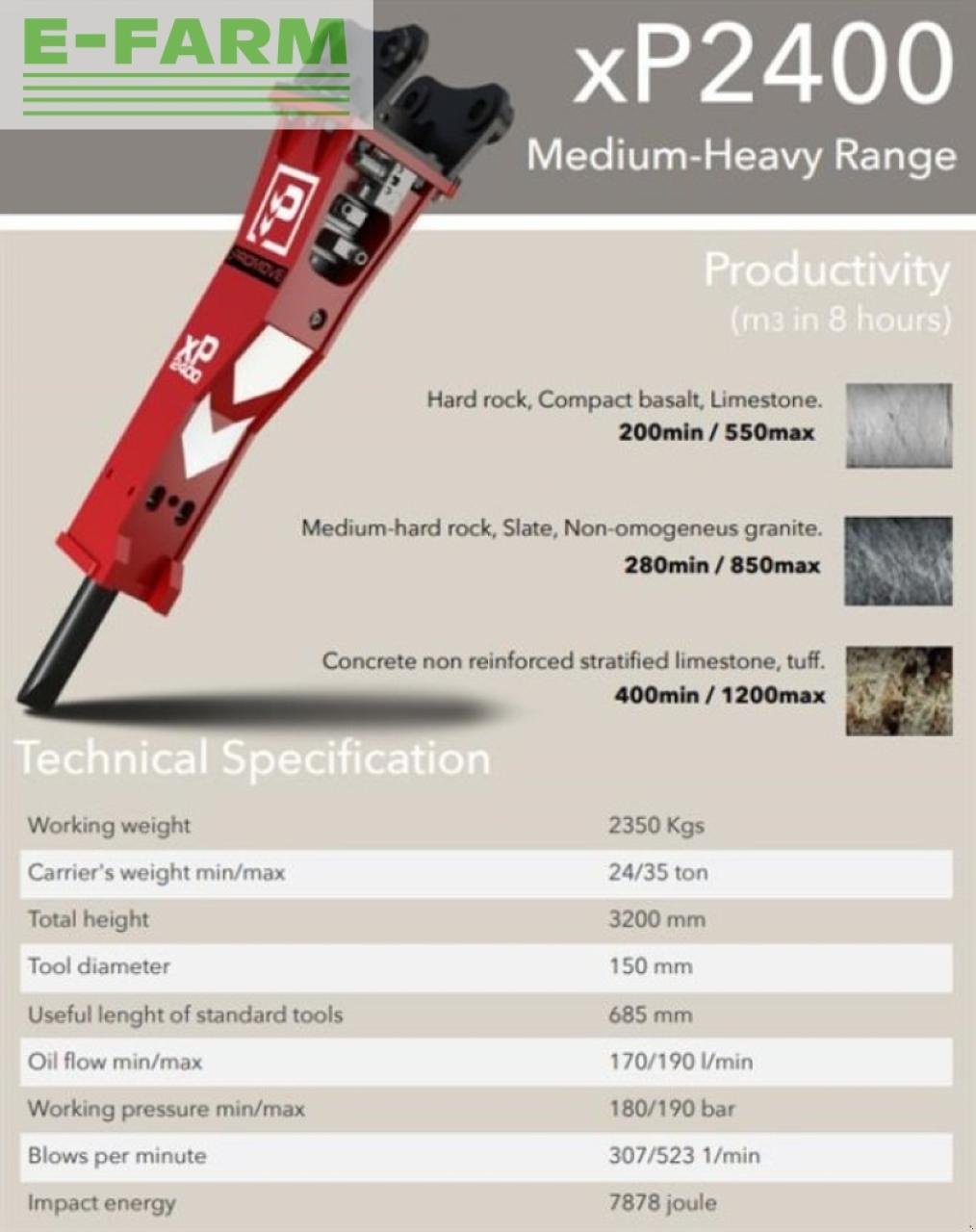 Bagger του τύπου Sonstige xp2400, Gebrauchtmaschine σε AALBORG SV (Φωτογραφία 2)